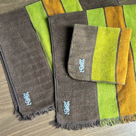 ysl towel vintage